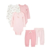 Carter's Child of Mine Baby Girl Outfit Set, 5-Piece, Sizes Preemie-18 Months